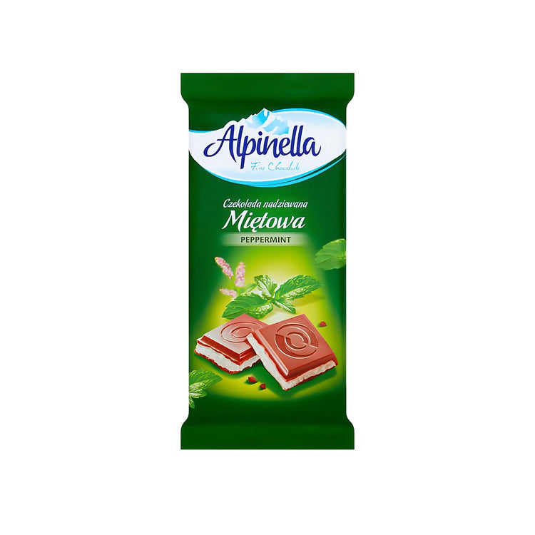 Alpinella Milk Chocolate with Peppermint (Poland)