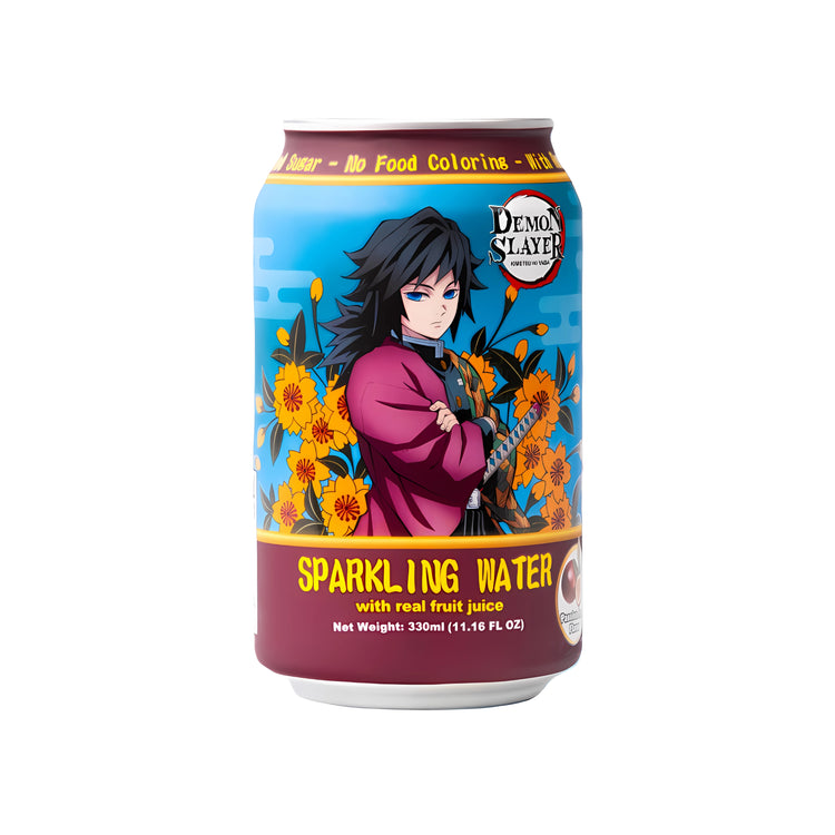 AnyYums Demon Slayer Sparkling Water Passion Fruit Flavor (USA)