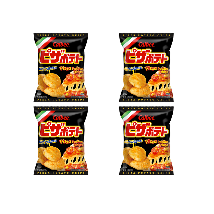 Calbee Pizza Chip 4x Bundle
