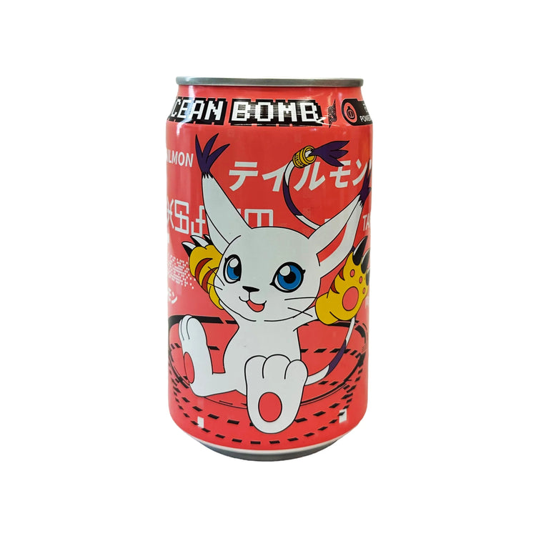 Digimon Adventure Tailmon Sparkling Water - Pomegranate (Taiwan)