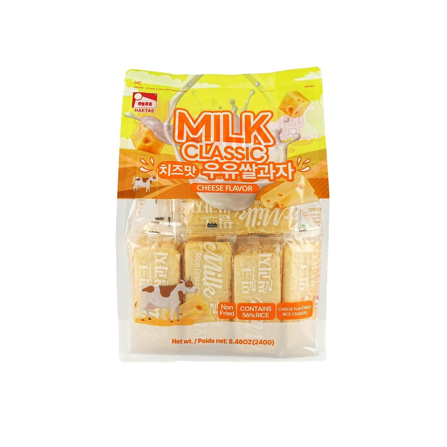 Haitai Rice Crackers Classic Milk Flavor (240g)(Korea)