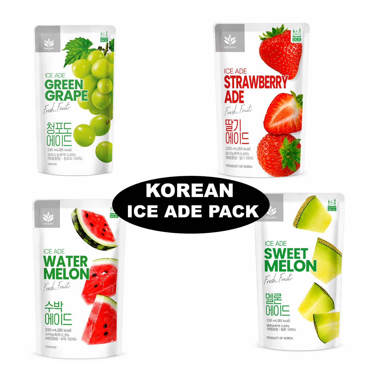 Korean BG Ice Ade Bundle (4-Pack)