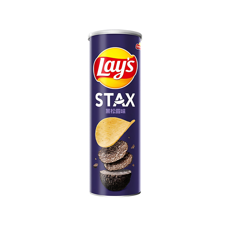 Lay's Stax Potato Chips Black Truffle (China)