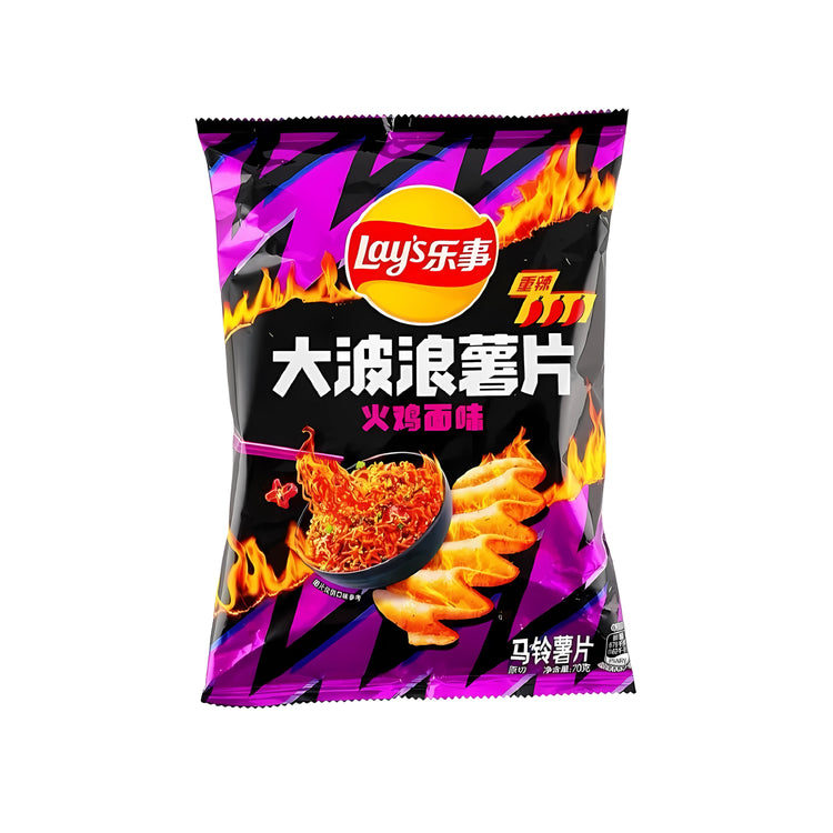 Lay's Wavy Potato Chips Hot Ramen Flavor (China)