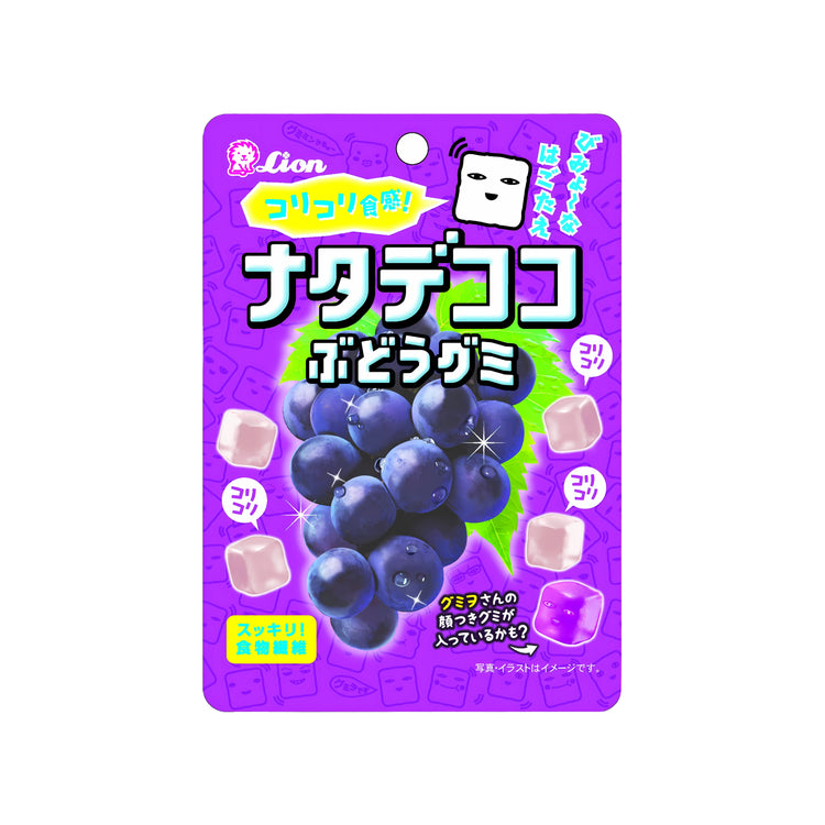 Lion Nata De Coco Grape Gummy (Japan)
