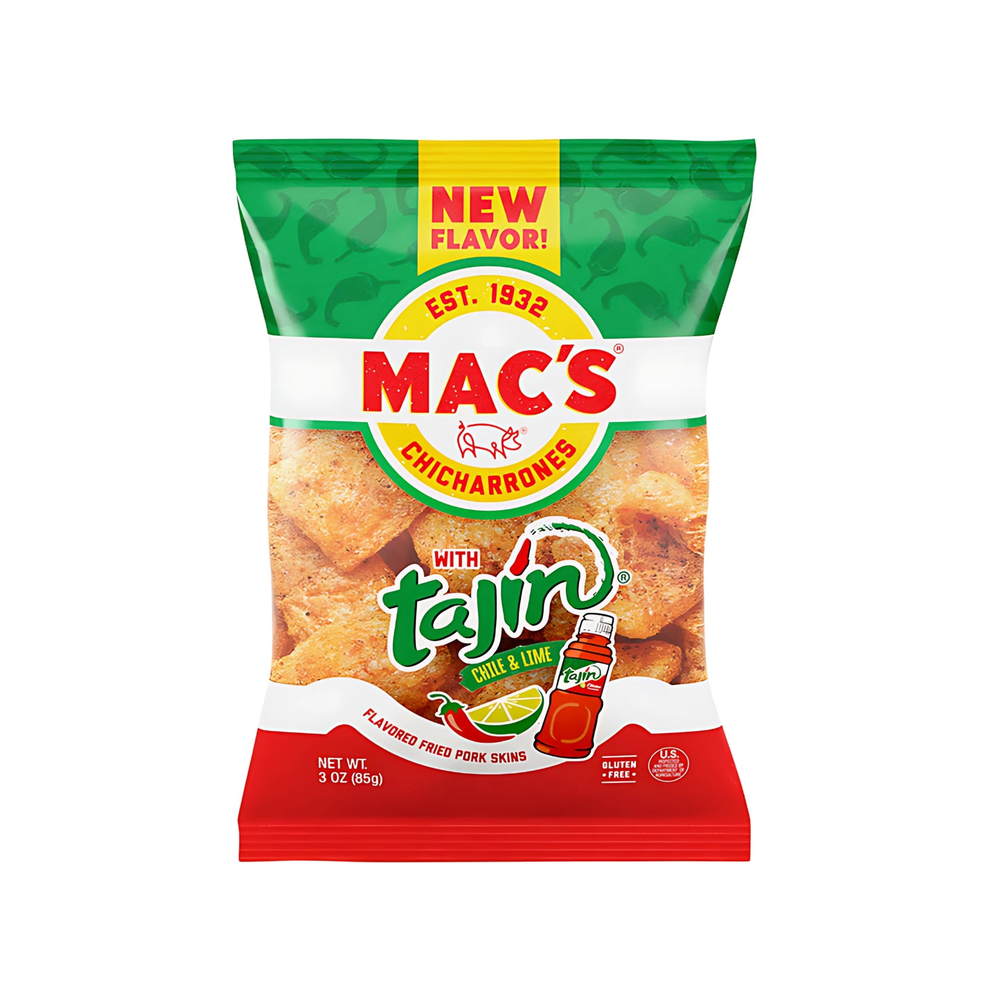 Mac's Taijin Pork Cracklings (Mexico)