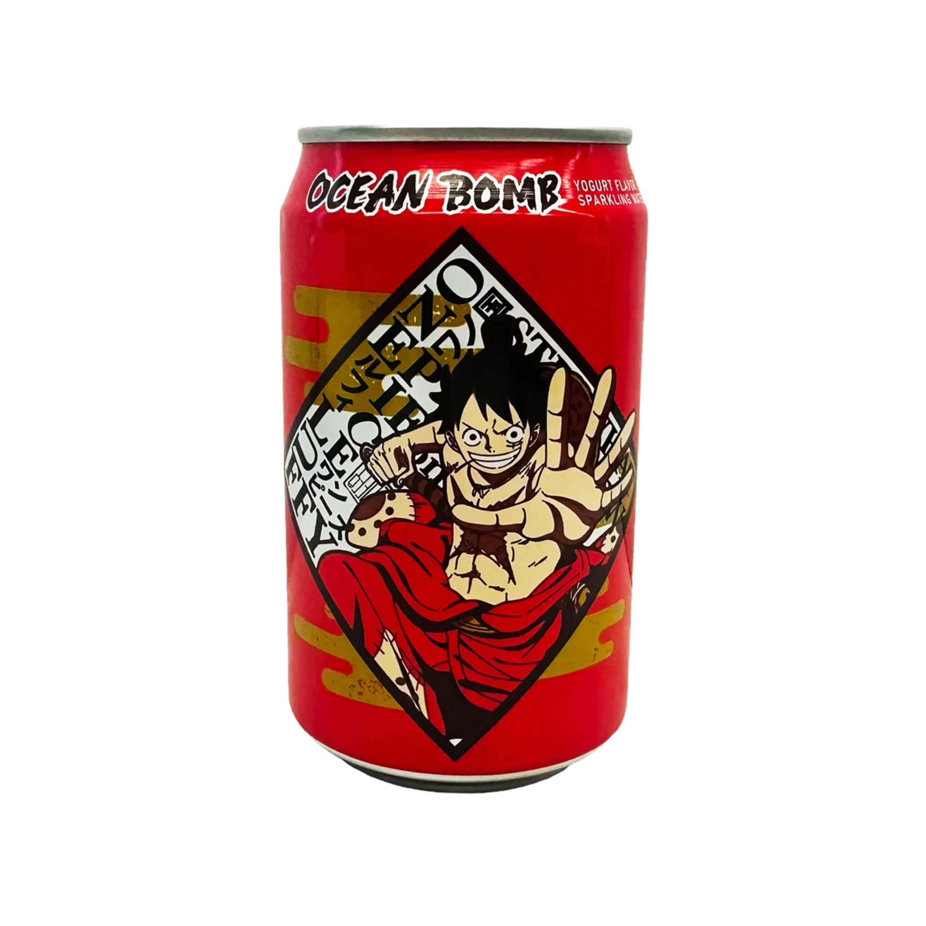 One Piece Luffy Sparkling Water - Yogurt (taiwan)