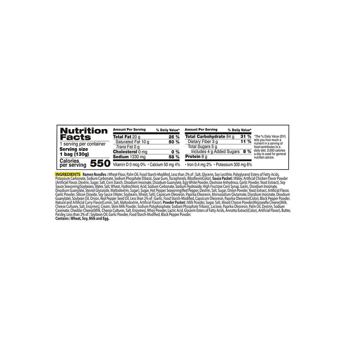 Samyang Buldak Carbonara (5 Packs) (Korea)