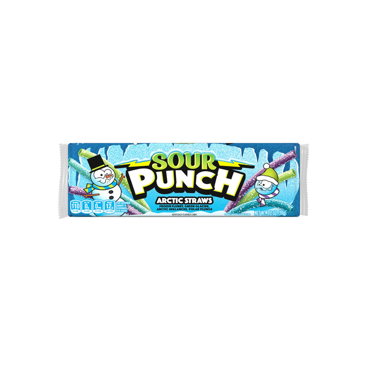 Sour Punch Arctic Straws In Display (US)