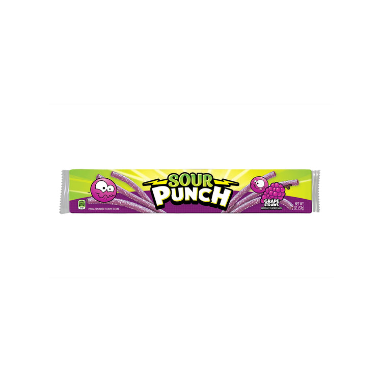 Sour Punch Straws Grape (USA)