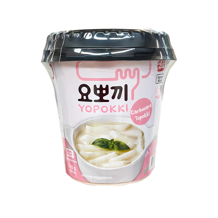 Yopokki Carbonara Topokki Cup (Korea)