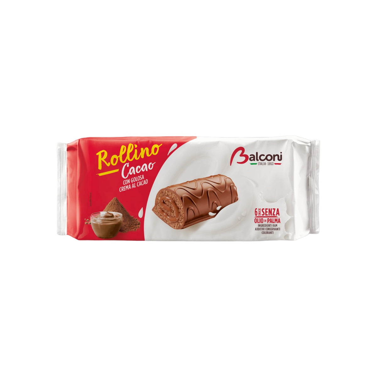 Balconi Rollino Cocoa Mini Cakes 6-Pack (Italy)