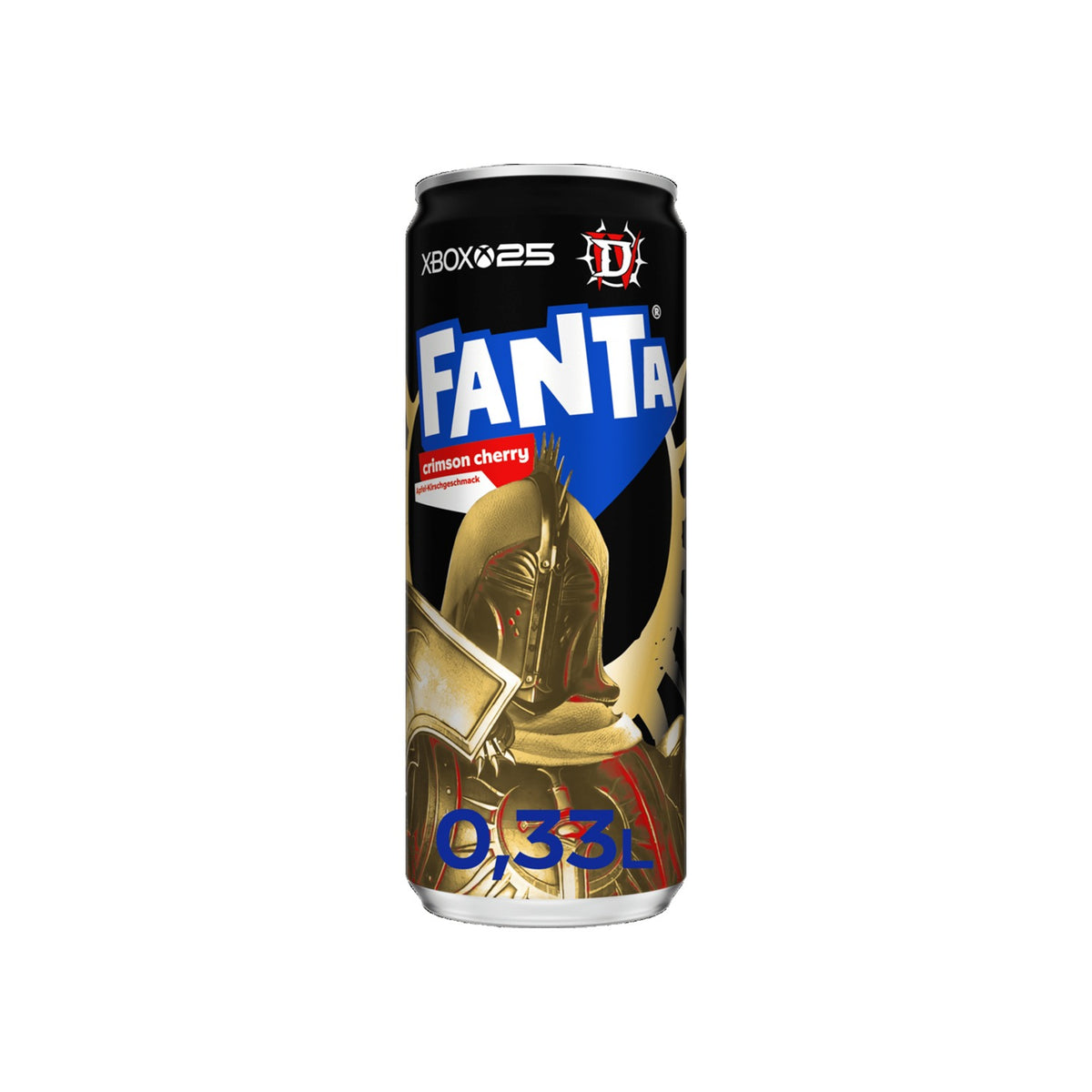 Fanta Apple Cherry Soda Slim Can (Denmark)