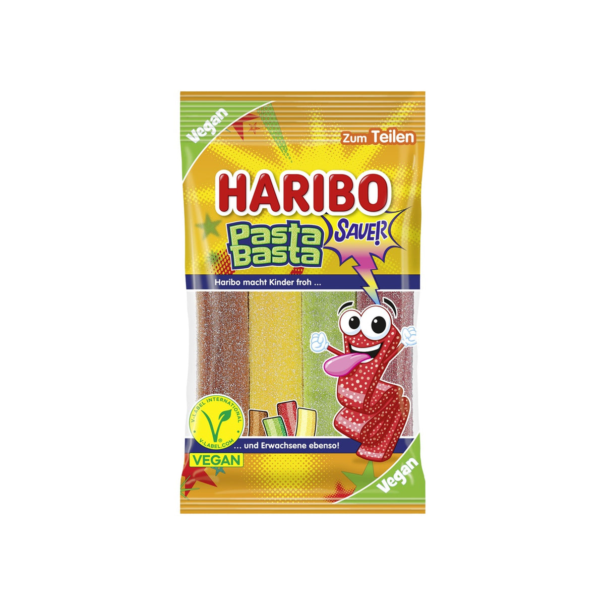 Haribo Pasta Basta Sauer Sour Fruit Belts (Germany)