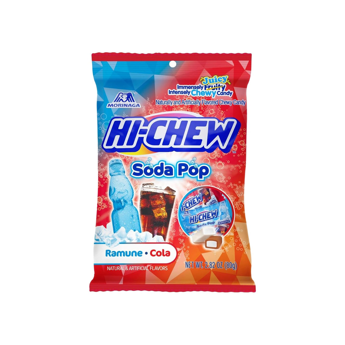 Morinaga Hi-Chew Soda Pop Ramune & Cola Bag (Taiwan)