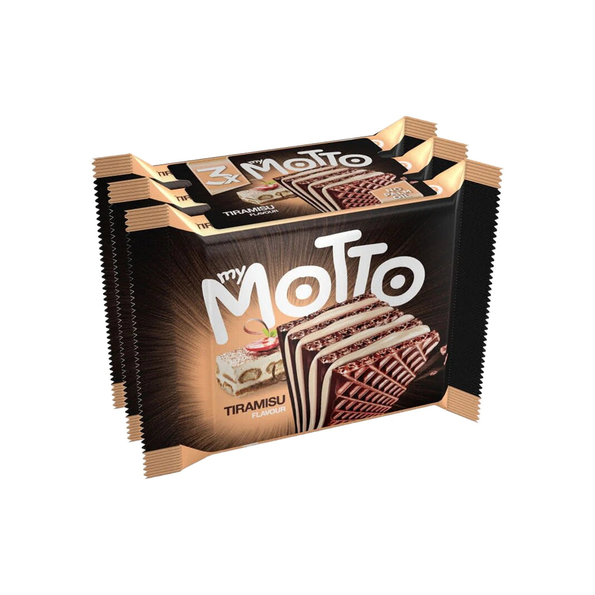 My Motto Tiramisu Cream Wafers 3-Pack (Bulgaria)