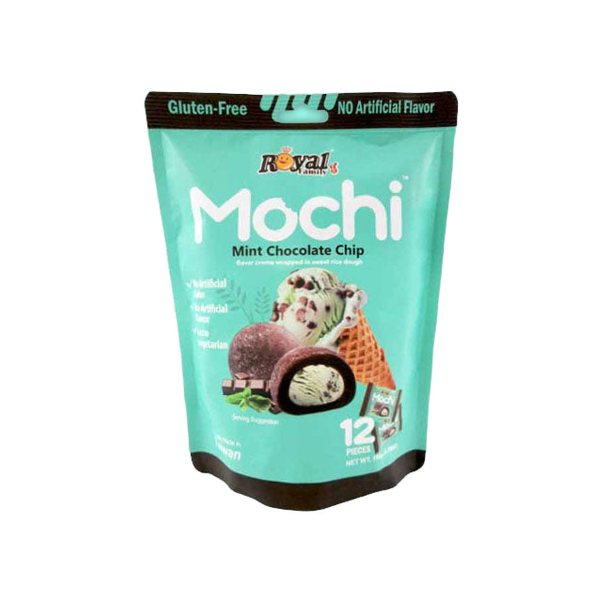 Royal Family Mint Chocolate Chip Rice Mochi (Taiwan)