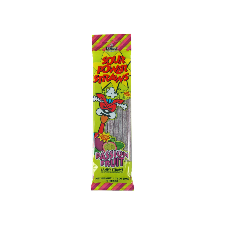 Dorval Sour Power Straws Passion Fruit (Netherlands)