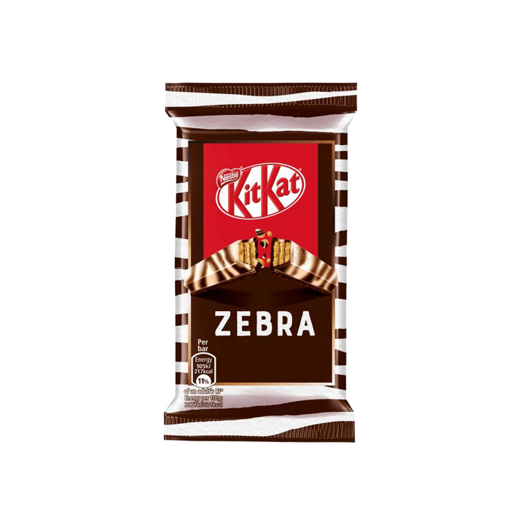 Kit Kat Zebra 4 Finger (United Kingdom)
