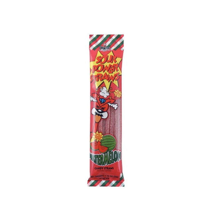 Dorval Sour Power Straws Watermelon (Netherlands)