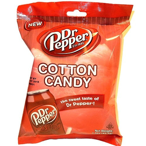 Dr Pepper Cotton Candy: Cotton candy that tastes like the popular soda.