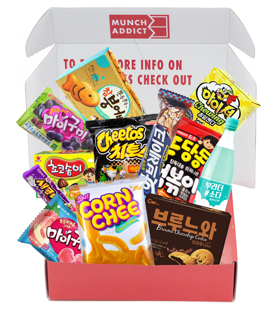 Korea Box - Premium (12 Snacks + Drink) Prepaid 12 Months