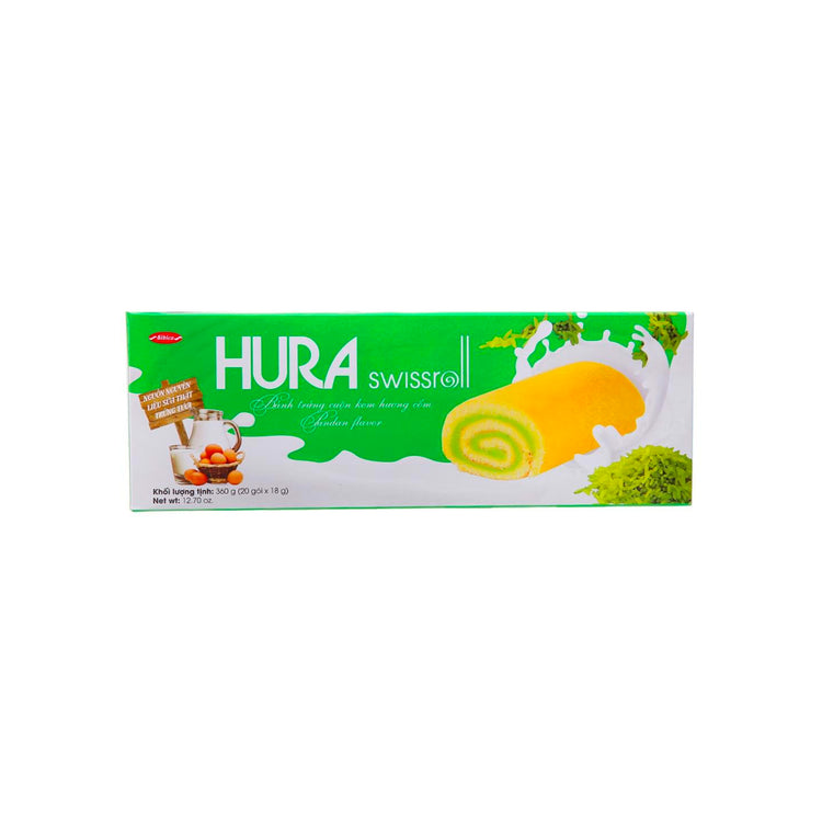 Hura Swiss Roll Pandan (Vietnam)