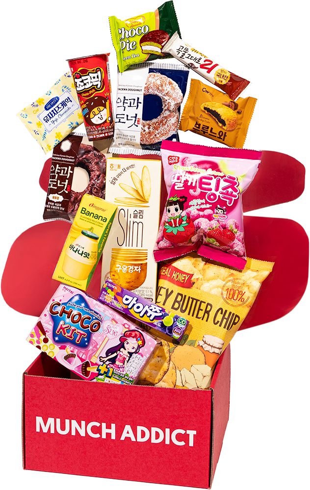 Munch Addict - What's Inside of our Korea Snack Subscription Box
