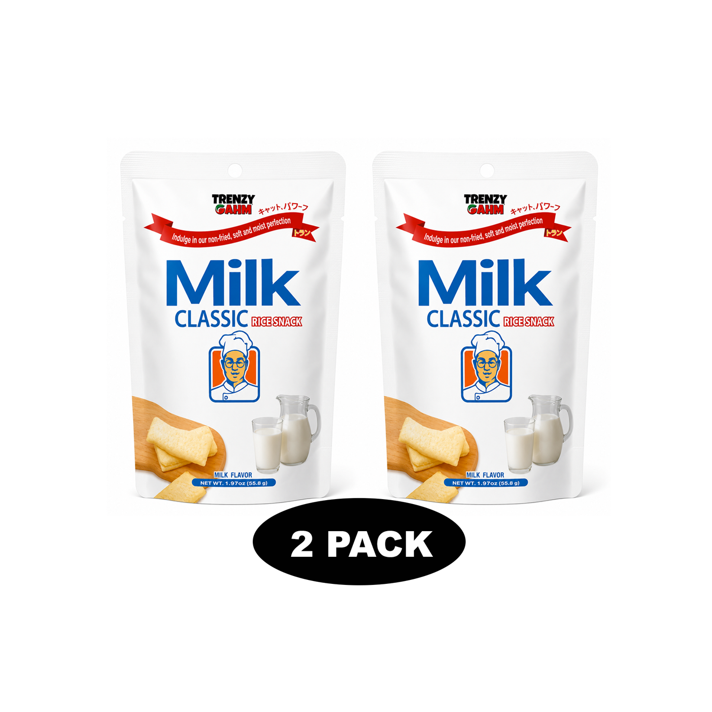 (Orbit) Trenzy Gahm Milk Classic Rice Crackers