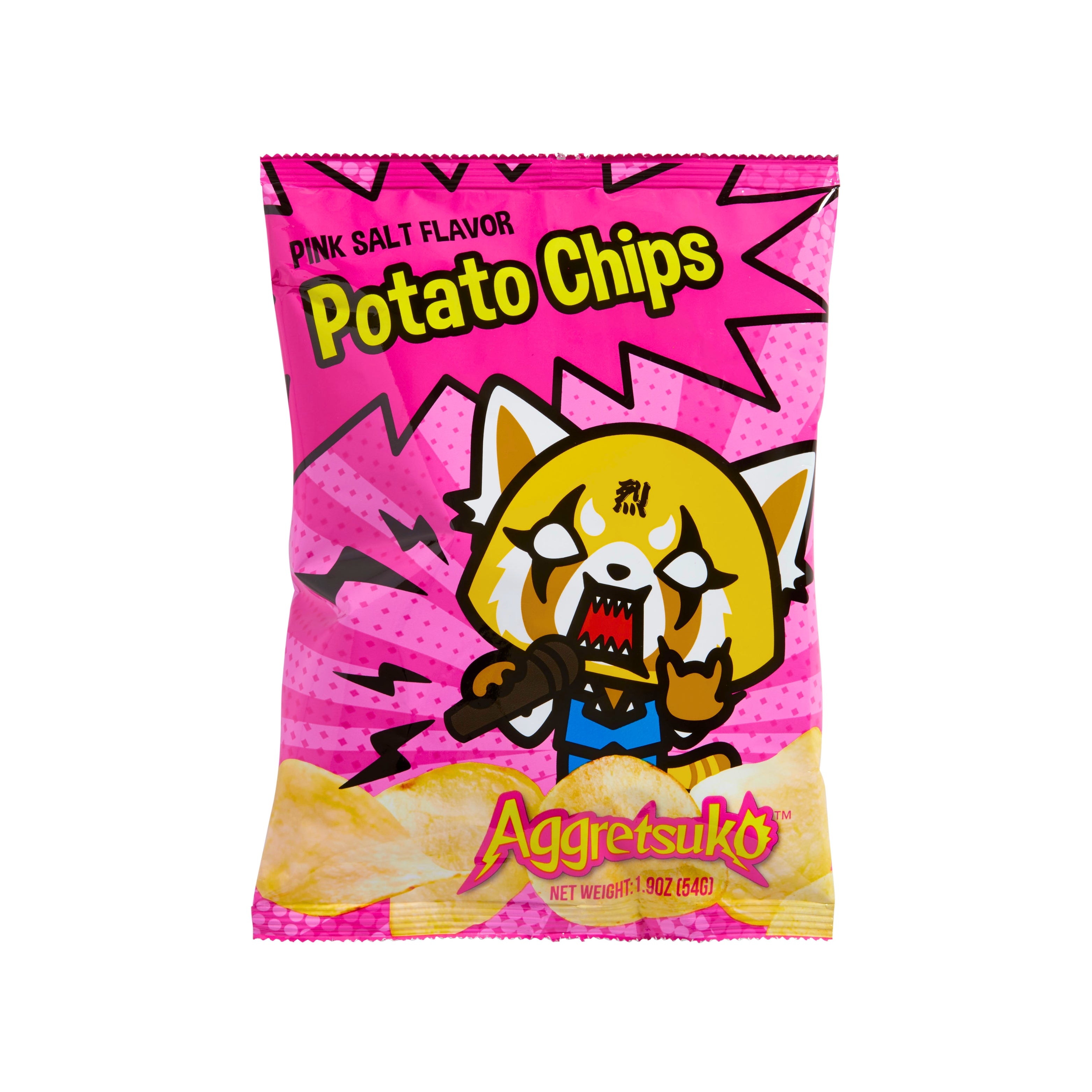 Aggretsuko Pink Salt Flavor Potato Chips (Taiwan) – Munch Addict