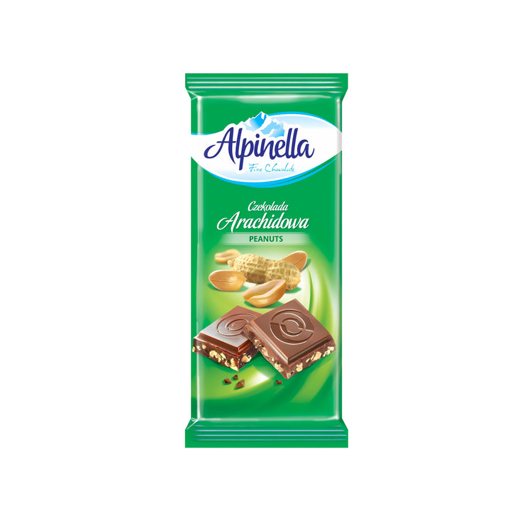 Alpinella Milk Chocolate with Peanuts (Poland)