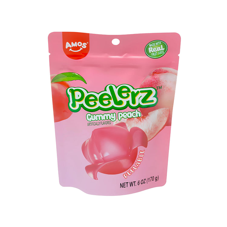 Amos Peelerz Gummy Peach (6oz)(USA)