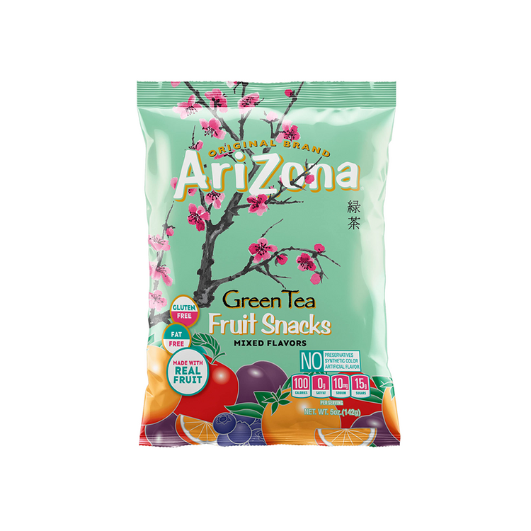 Arizona Green Tea Fruit Snack 5oz Bag (US)