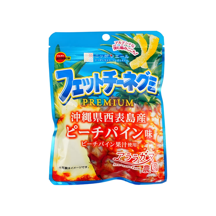 Bourbon Fettuccine Gummy Peach Pineapple (Japan)