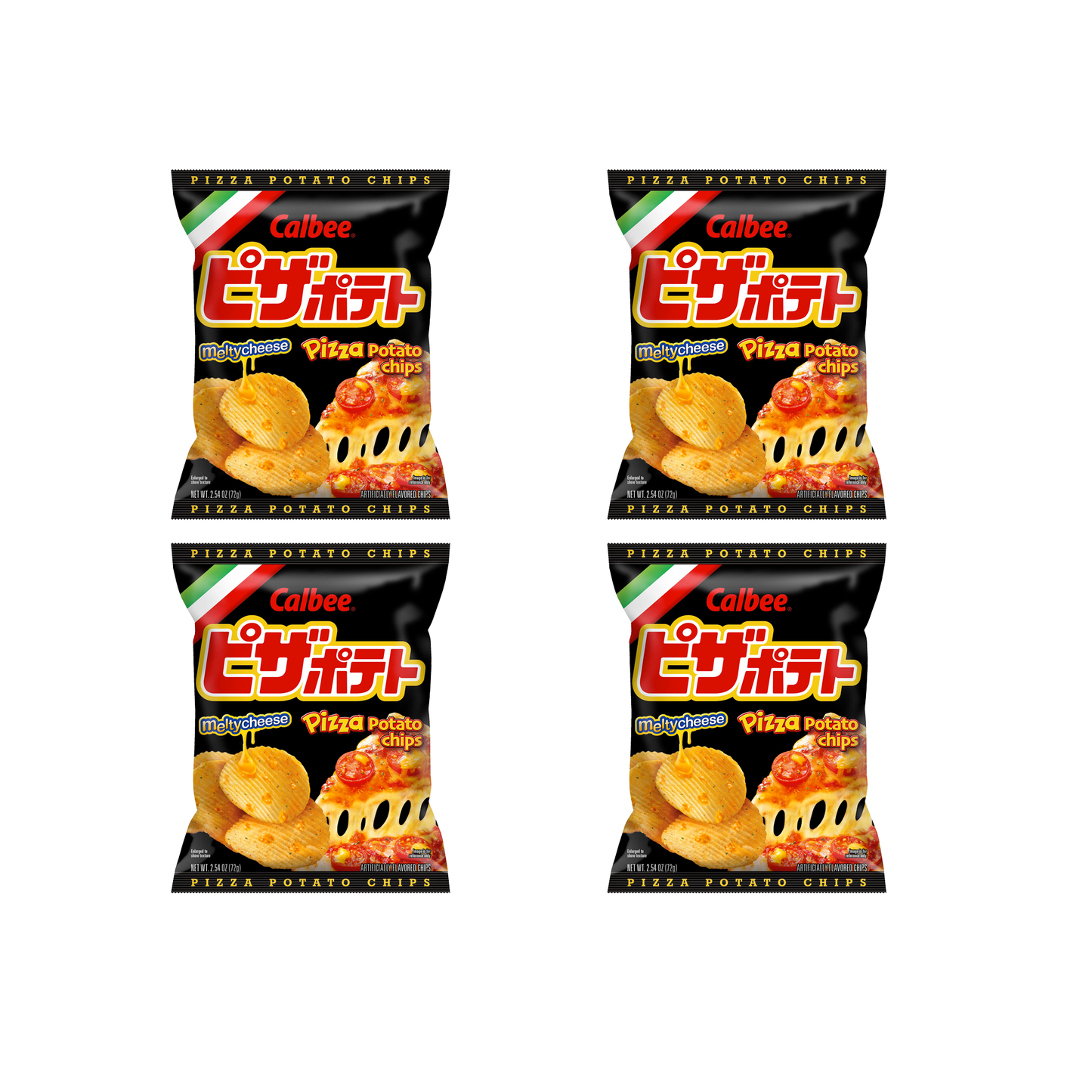 Calbee Pizza Chip 4x Bundle