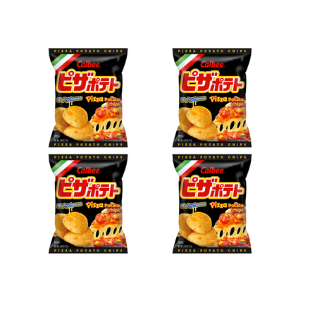 Calbee Pizza Chip 4x Bundle