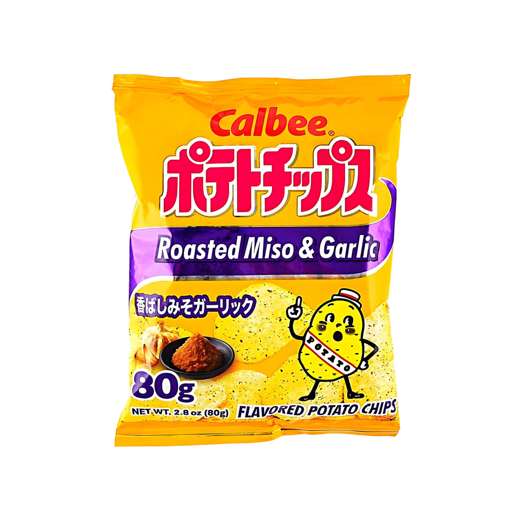 Calbee Potato Chips Miso & Garlic (Japan)