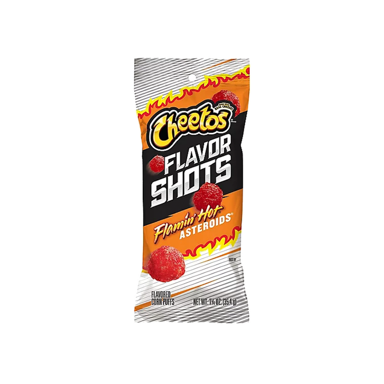 Cheetos Flavor Shots Flamin Hot Asteroids (US)