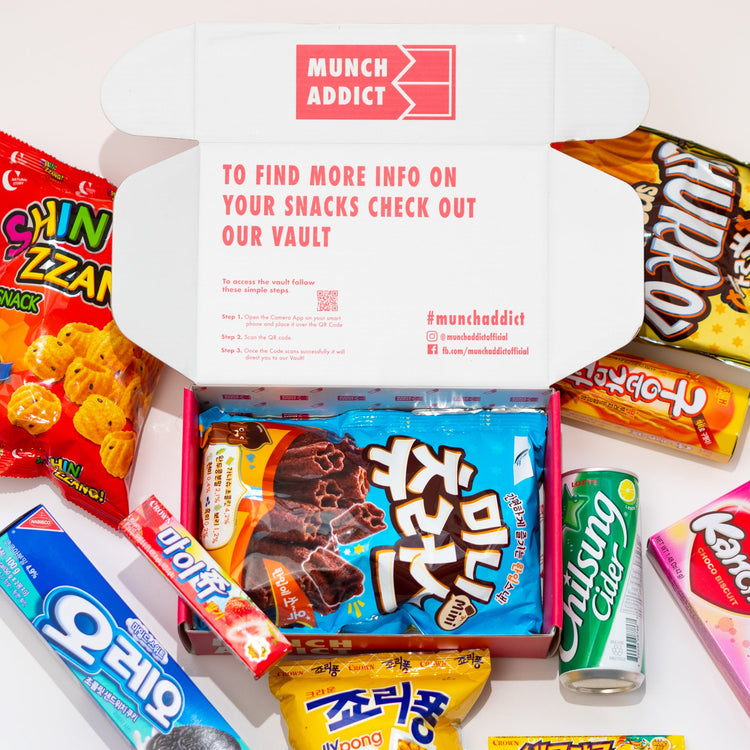 Korea Box - Premium (12 Snacks + Drink)