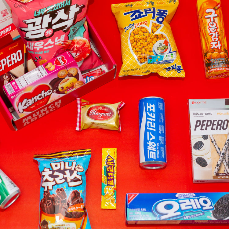 Korea Box - Premium (12 Snacks + Drink)