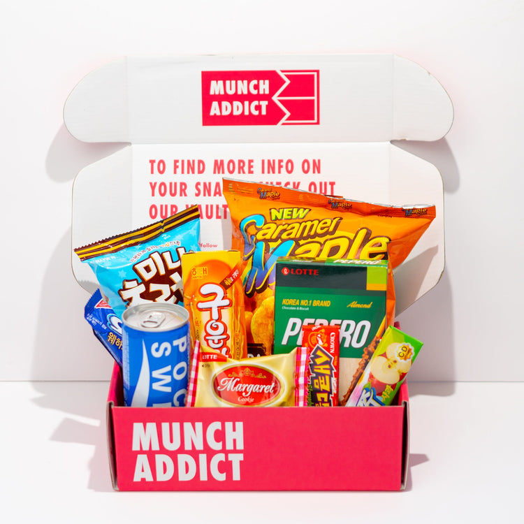 Korea Box - Premium (12 Snacks + Drink)