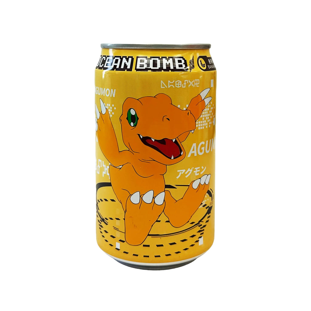 Digimon Adventure Agumon Sparkling Water - Banana (Taiwan)