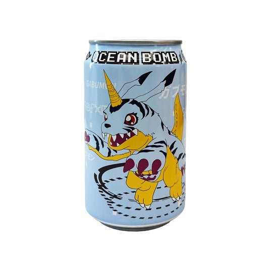 Digimon Adventure Gabumon Sparkling Water - Blueberry (Taiwan)