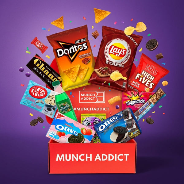 Munch Addict | Exotic International Snacks, Subscription Box & Gifts
