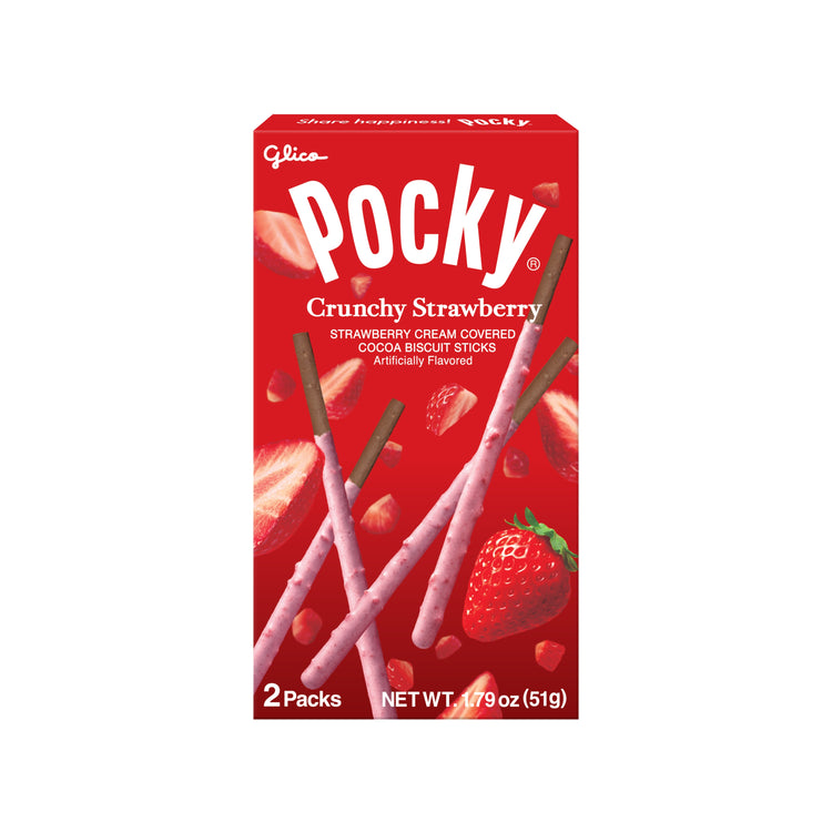 Glico Crunchy Strawberry Pocky (Japan)