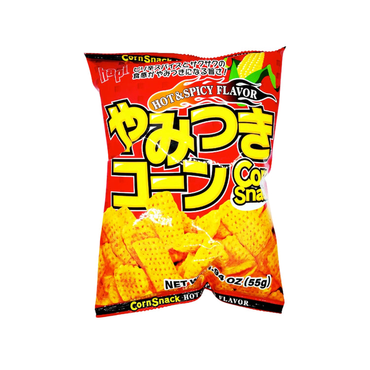 Hapi Corn Snack Hot & Spicy (Japan)