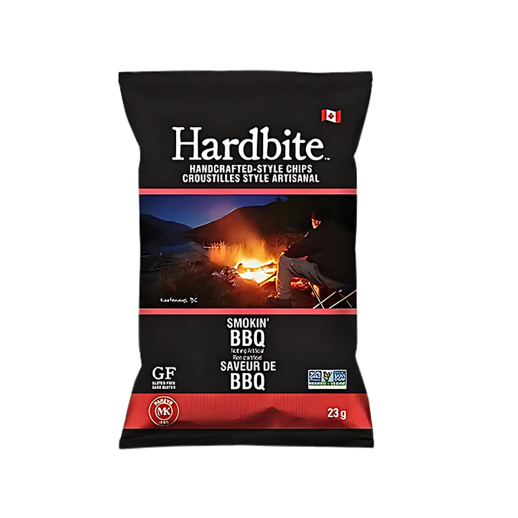 Hardbite Smokin BBQ Potato Chips 23g (Canada)