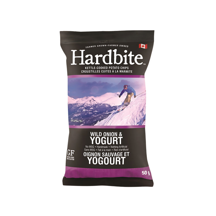 Hardbite Wild Onion and Yogurt Potato Chips 50g (Canada)