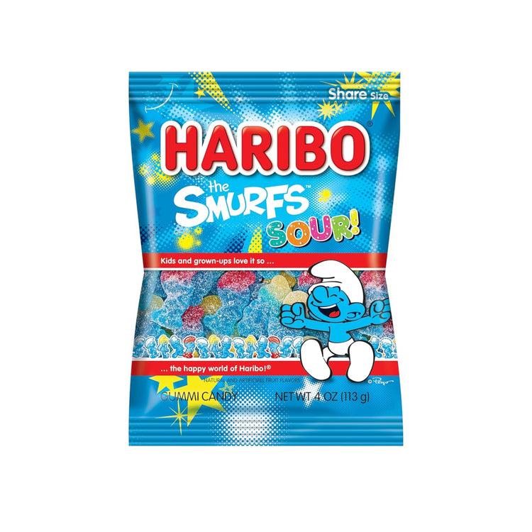 Haribo The Smurfs Gummy Sour (Germany)