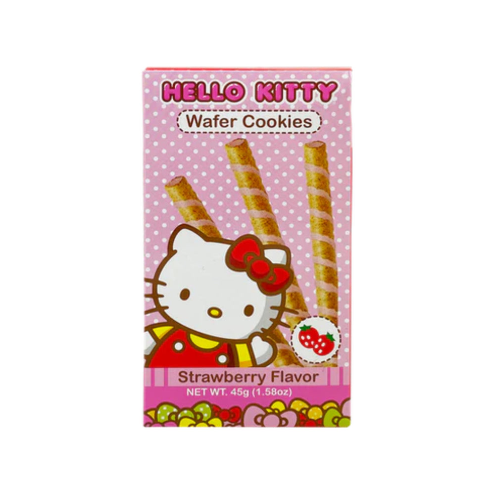 Hello Kitty Wafer Cookies Strawberry Flavor (Taiwan)